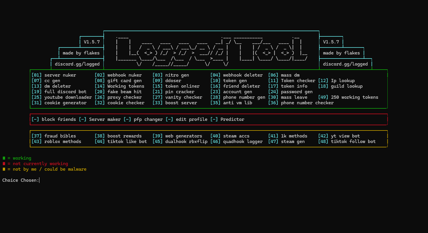 Logged tool